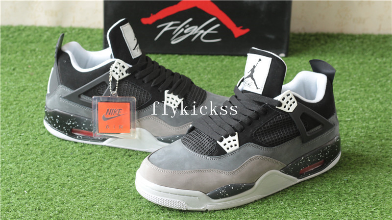 Authentic Air Jordan IV 4 Stealth Fear Oreo